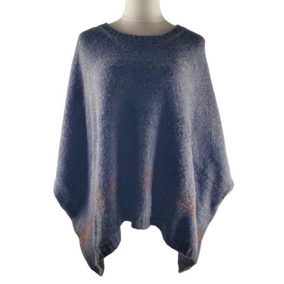 By Together Oversized Grey Poncho Sweater with Dolman Sleeve.New!!! - Picture 5 of 6